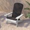 Flash Furniture White Folding Adirondack Chairs-Gray Cushions, 2PK 2-JJ-C14505-CSNGY-WH-GG - alternate 5